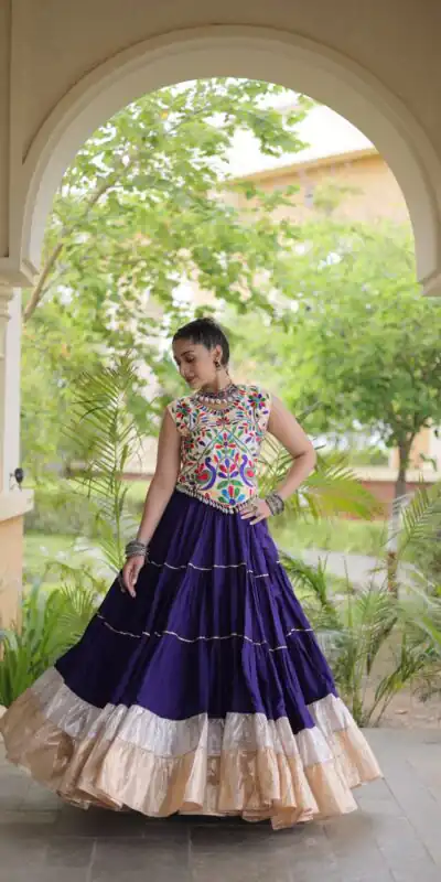 KA 5071 Purple Rayon Embroidery Work & Cowrie Work Lehenga Choli . Grab it for ₹2849. Delivery 4-6 Working Days. Shop now. | Bollywood Lehenga, Creative Lehenga, Designer Lehenga, Embroidered Lehenga, Lehenga, Party Wear Lehenga