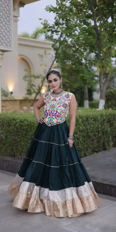 KA 5071 Teal Colour Rayon Embroidery Work & Cowrie Work Lehenga Choli . Grab it for ₹2849. Delivery 4-6 Working Days. Shop now. | Bollywood Lehenga, Creative Lehenga, Designer Lehenga, Embroidered Lehenga, Lehenga, Party Wear Lehenga