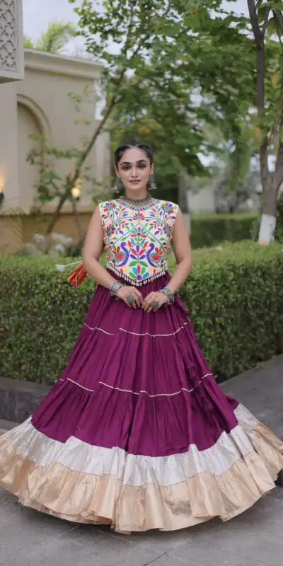 KA 5071 Wine Color Rayon Embroidery Work & Cowrie Work Lehenga Choli . Grab it for ₹2849. Delivery 4-6 Working Days. Shop now. | Bollywood Lehenga, Creative Lehenga, Designer Lehenga, Embroidered Lehenga, Lehenga, Party Wear Lehenga