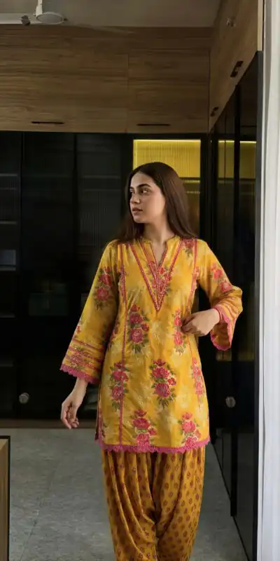 NSR 909 Yellow Color Natural Crep Salwar Suit with Digital Print. Get it for ₹1999. Delivery 4-6 Working Days. Online Shop now. | Jump Suits, Straight Suits, Casual Suits, Creative suits, Designer Suits, Palazzo Suits, Party Wear Suits, Patiala Suits, Salwar suit