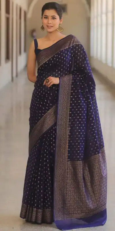 KPR 266 Dark Purple Soft Lichi Silk Cloth Saree Perfect for Wedding, Party, Family Gatherings, Sangeet, Ethnic Day – Festive Deal ₹1349. Delivery 4-6 Workin | Bollywood Sarees, Creative Sarees, Designer Sarees, Embroidered Sarees, Ethnic Saree, Modern Digital sarees, Party Wear Sarees, Sarees