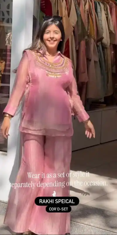 RTC 6056 Pink Colour | Brown Salsa Silk Kurti with Hand Work. Get it for ₹2249. Delivery 4-6 Working Days. Online Shop now. | Bollywood Kurti, Creative Kurtis, Designer Kurti, Kurti, Party Wear Kurti, Selfie Kurti