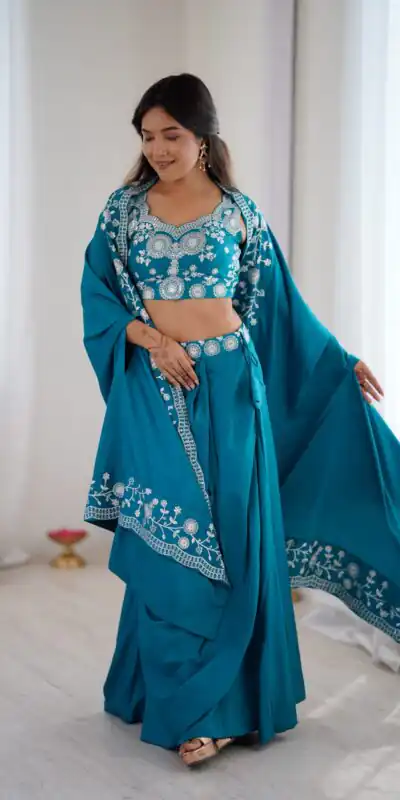 SP 73 Teal French Crep Silk Salwar Suit Perfect for Wedding, Party, Engagement, Baisakhi, Pongal – . Special Price ₹2149. Delivery 4-6 Working Days | Jump Suits, Straight Suits, Casual Suits, Creative suits, Designer Suits, Palazzo Suits, Party Wear Suits, Patiala Suits, Salwar suit