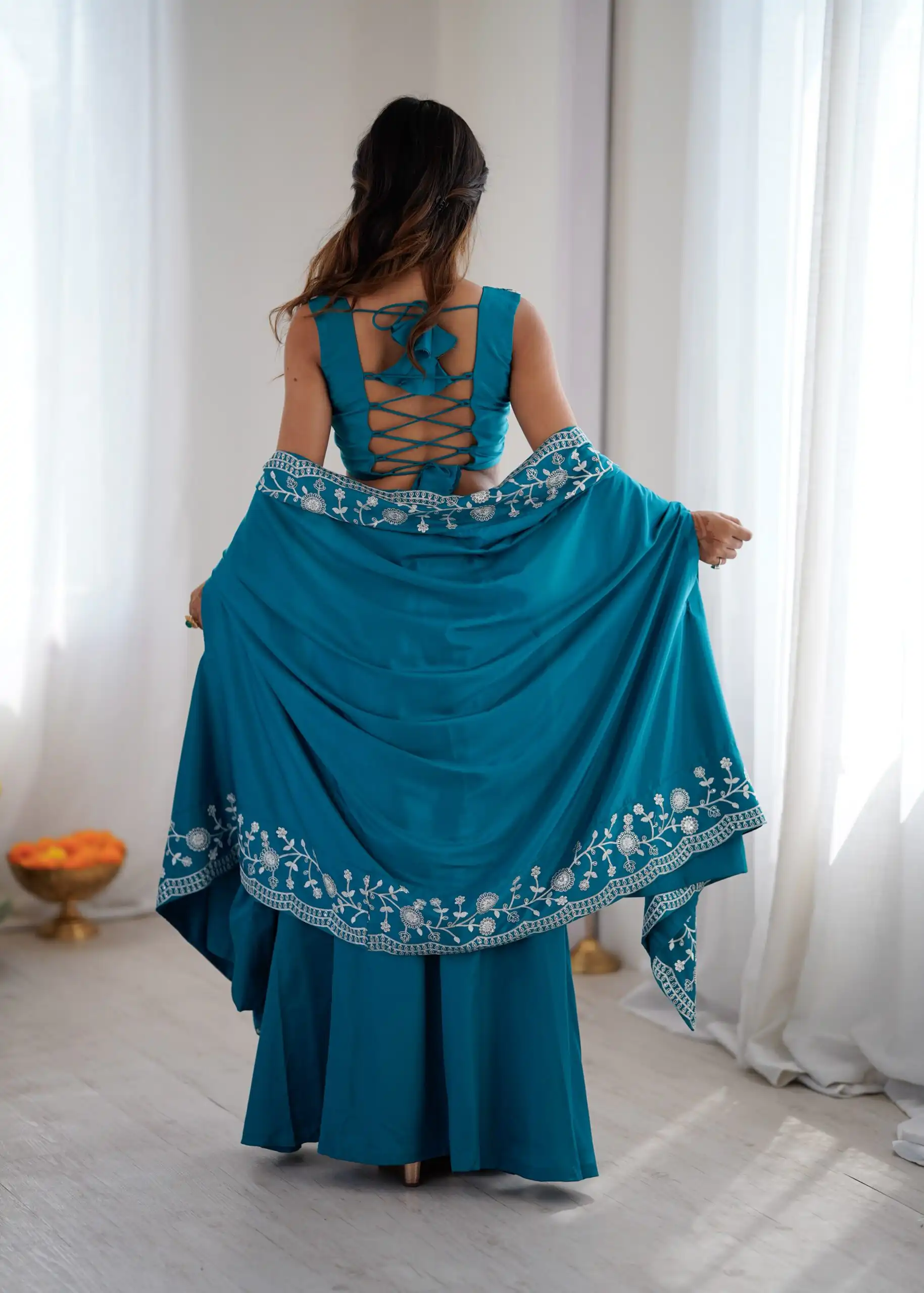 SP 73 Teal French Crep Silk Salwar Suit Perfect for Wedding, Party, Engagement, Baisakhi, Pongal – . Special Price ₹2149. Delivery 4-6 Working Days | Jump Suits, Straight Suits, Casual Suits, Creative suits, Designer Suits, Palazzo Suits, Party Wear Suits, Patiala Suits, Salwar suit