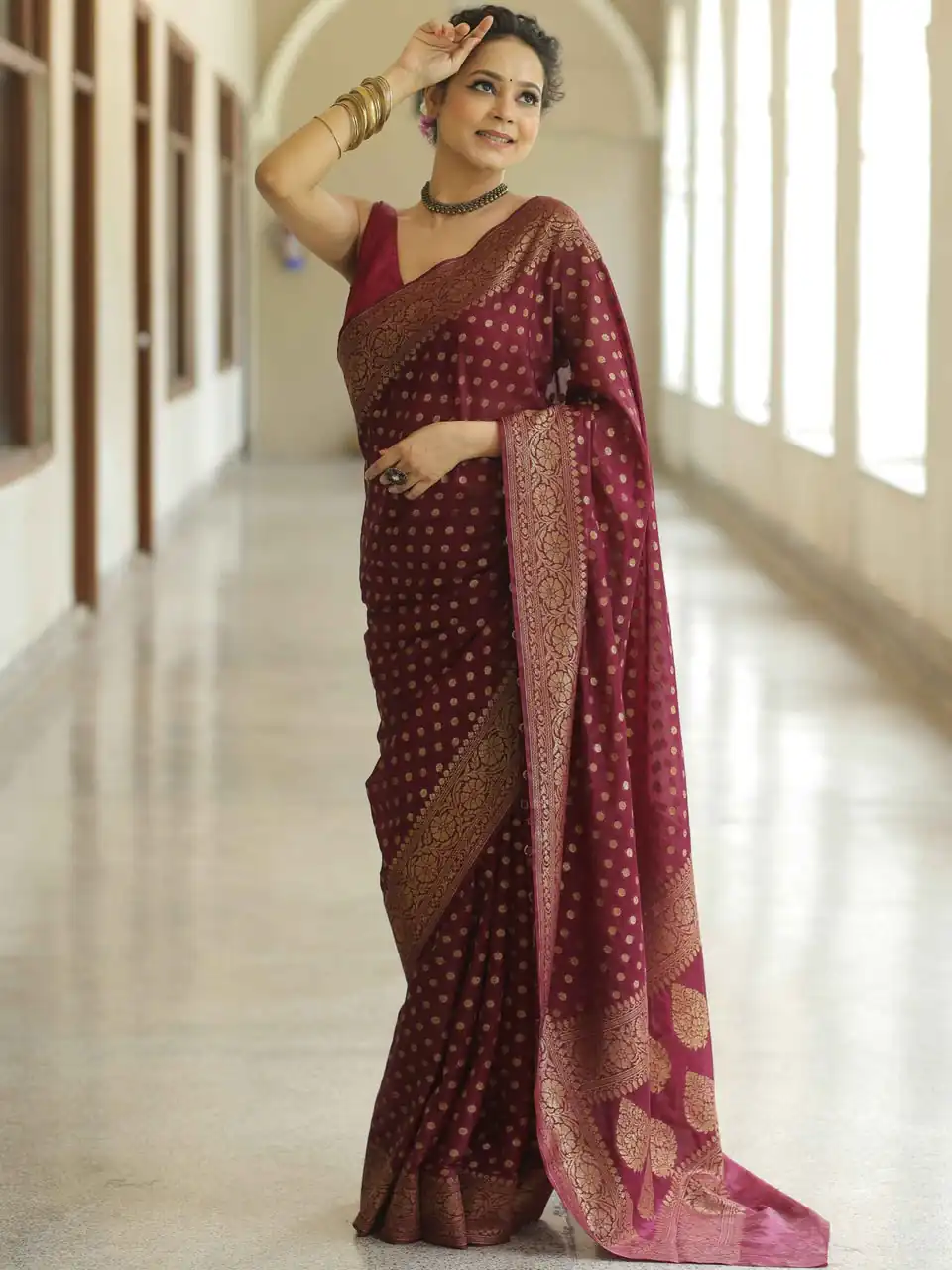 KPR 233 Maroon in Soft Lichi Silk Lace Border & Lace Work Saree . Available at ₹1549 only. Delivery 4-6 Working Days. Shop now. | Bollywood Sarees, Creative Sarees, Designer Sarees, Embroidered Sarees, Ethnic Saree, Modern Digital sarees, Party Wear Sarees, Sarees