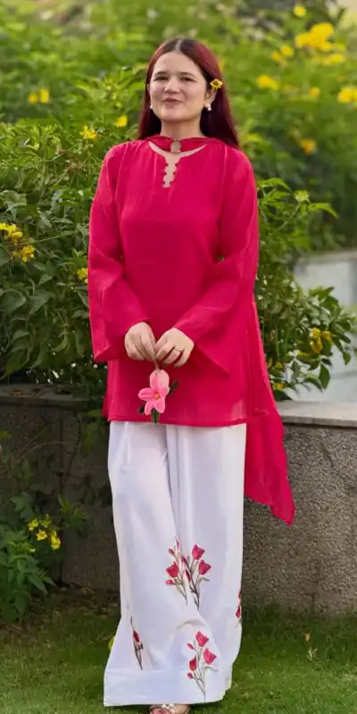 MF 546 Red Mal Chanderi Salwar Suit Perfect for Wedding, Party, Baisakhi, Housewarming, Sangeet – Introductory Price ₹2149. Delivery 4-6 Working D | Jump Suits, Straight Suits, Casual Suits, Creative suits, Designer Suits, Palazzo Suits, Party Wear Suits, Patiala Suits, Salwar suit