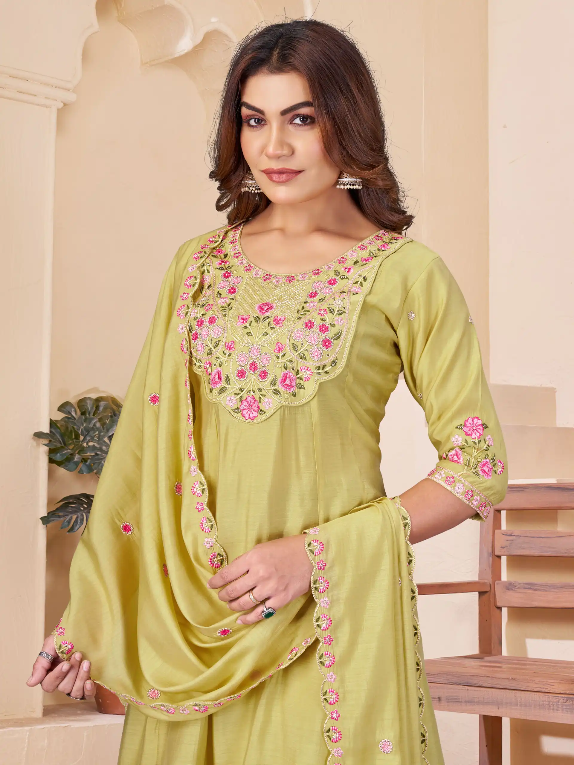 DIVA 172 Yellow Mal Chanderi Salwar Suit Perfect for Wedding, Party, Baisakhi, Housewarming, Sangeet – Introductory Price ₹2799. Delivery 4-6 Working D | Jump Suits, Straight Suits, Casual Suits, Creative suits, Designer Suits, Palazzo Suits, Party Wear Suits, Patiala Suits, Salwar suit