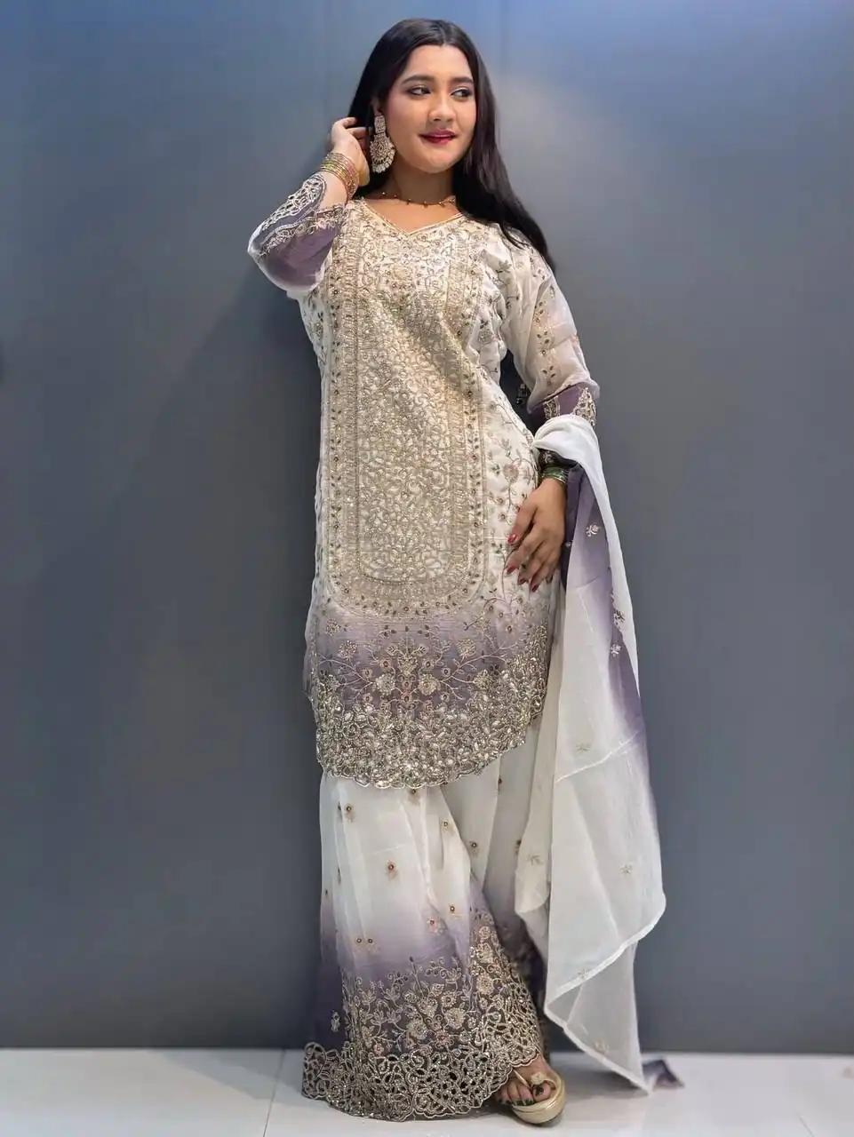 KF 1722 Lavender  in Star Georgette Embroidery Work Salwar Suit . Introductory Price ₹2349. Delivery 4-6 Working Days. Shop now. | Jump Suits, Straight Suits, Casual Suits, Creative suits, Designer Suits, Palazzo Suits, Party Wear Suits, Patiala Suits, Salwar suit