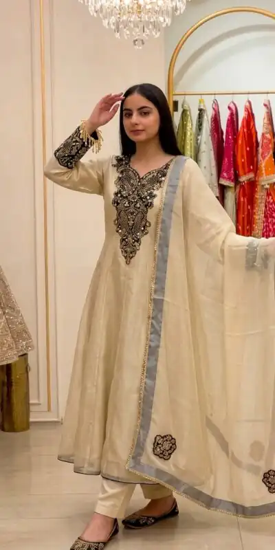 KF 1734 Black Soft Organza Salwar Suit with Embroidery Work & Cut Work. Available at ₹2249 only. Delivery 4-6 Working Days. Shop now. | Jump Suits, Straight Suits, Casual Suits, Creative suits, Designer Suits, Palazzo Suits, Party Wear Suits, Patiala Suits, Salwar suit