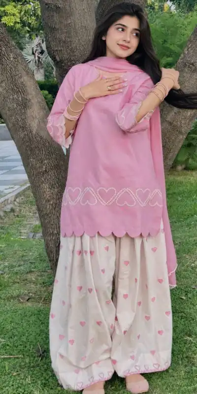 NF 1298 Pink Roman Silk Salwar Suit with Sequins Work & Embroidery Work. Available at ₹2399 only. Delivery 4-6 Working Days. Shop now. | Jump Suits, Straight Suits, Casual Suits, Creative suits, Designer Suits, Palazzo Suits, Party Wear Suits, Patiala Suits, Salwar suit