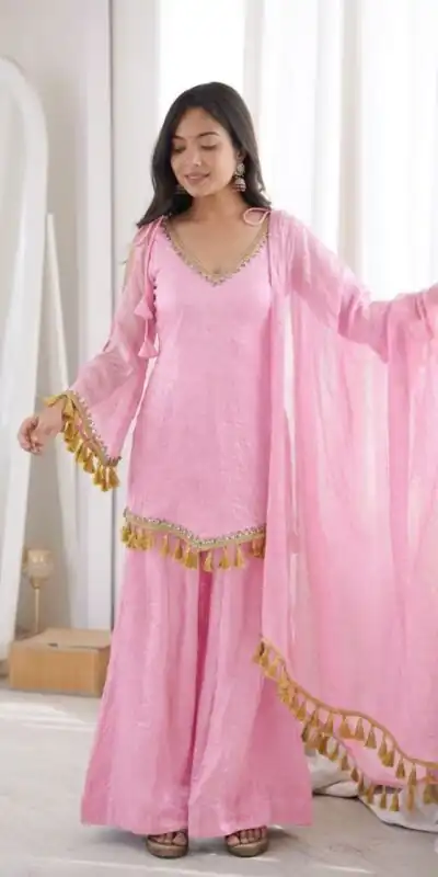 SRK 5357 Pink Doremon Crush Salwar Suit Perfect for Wedding, Party, Traditional Day, Baisakhi, Karwa Chauth – . Exclusive Offer ₹2099. Delive | Jump Suits, Straight Suits, Casual Suits, Creative suits, Designer Suits, Palazzo Suits, Party Wear Suits, Patiala Suits, Salwar suit