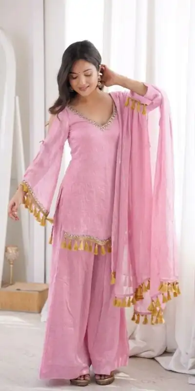 SRK 5357 Pink Doremon Crush Salwar Suit Perfect for Wedding, Party, Traditional Day, Baisakhi, Karwa Chauth – . Exclusive Offer ₹2099. Delive | Jump Suits, Straight Suits, Casual Suits, Creative suits, Designer Suits, Palazzo Suits, Party Wear Suits, Patiala Suits, Salwar suit