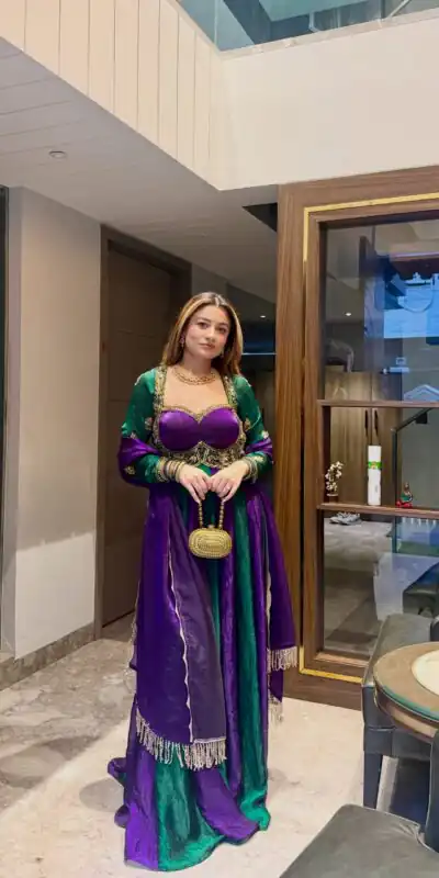ZD 10025 Purple Fendy Silk Gown with Embroidery Work & Sequins Work. Special Price ₹2399. Delivery 4-6 Working Days. Shop now. | Bollywood Gowns, Creative Gowns, Designer Gowns, Embroidered Gowns, Gowns, Party Wear Gowns