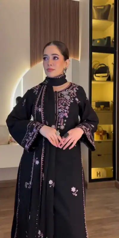 RTC 6081 Blacky Rayon Satin Salwar Suit with Embroidery Work & Thread Embroidery. Best Price ₹2349. Delivery 4-6 Working Days. Shop now. | Jump Suits, Straight Suits, Casual Suits, Creative suits, Designer Suits, Palazzo Suits, Party Wear Suits, Patiala Suits, Salwar suit