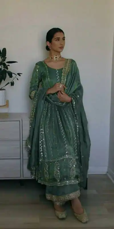 MD 3058 Teal in Color Natural Crepe Embroidery Work Salwar Suit . Affordable Price ₹2399. Delivery 4-6 Working Days. Shop now. | Jump Suits, Straight Suits, Casual Suits, Creative suits, Designer Suits, Palazzo Suits, Party Wear Suits, Patiala Suits, Salwar suit
