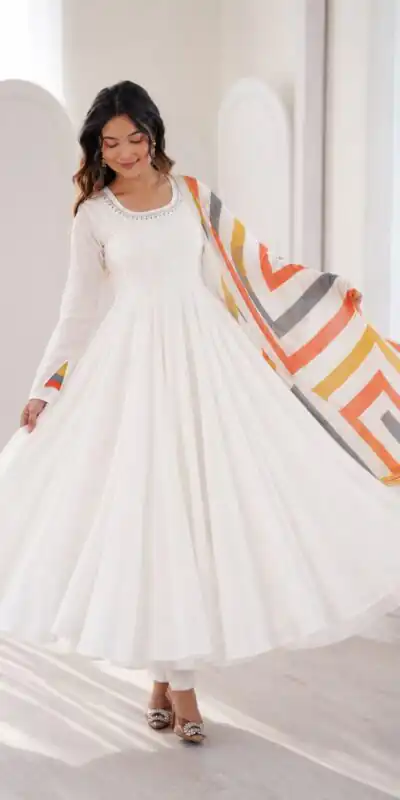 NSR 917 White Color Mal Cotton Embroidery Work Salwar Suit . Wedding, Party, Festive, Events, Get it for ₹2299. Delivery 4-6 Working Days. Shop now. | Jump Suits, Straight Suits, Casual Suits, Creative suits, Designer Suits, Palazzo Suits, Party Wear Suits, Patiala Suits, Salwar suit