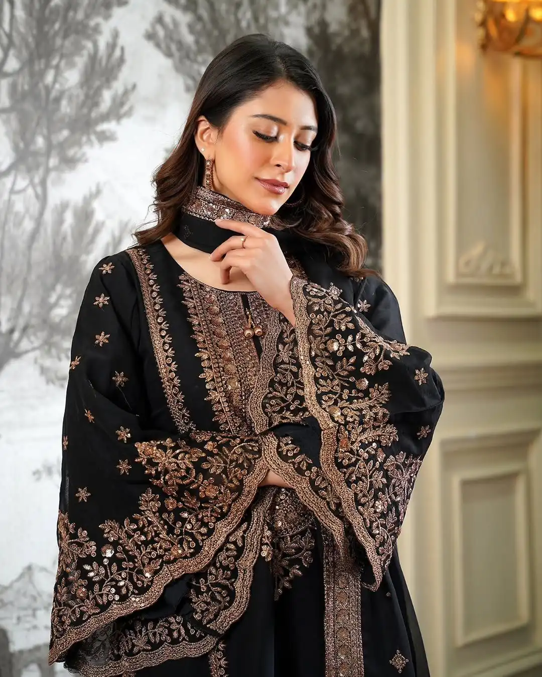 NSR 890 Black Fendy Silk Salwar Suitwith Embroidery Work & Lace Work. Now at just ₹2399. Delivery 4-6 Working Days. Shop now. | Jump Suits, Straight Suits, Casual Suits, Creative suits, Designer Suits, Palazzo Suits, Party Wear Suits, Patiala Suits, Salwar suit