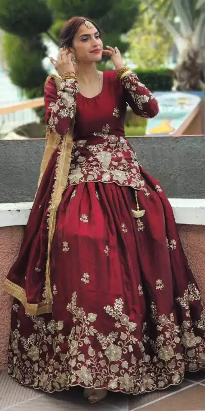 BT 5049 Maroon in Color Fendy Silk Designer Work Salwar Suit . Introductory Price ₹2849. Delivery 4-6 Working Days. Shop now. | Jump Suits, Straight Suits, Casual Suits, Creative suits, Designer Suits, Palazzo Suits, Party Wear Suits, Patiala Suits, Salwar suit