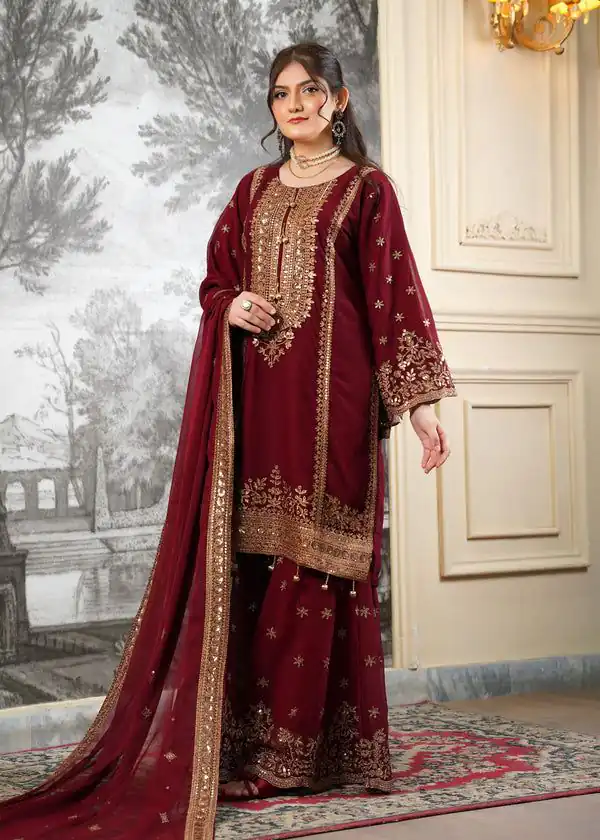 NSR 890 Maroon Fendy Silk Salwar Suitwith Embroidery Work & Lace Work. Now at just ₹2399. Delivery 4-6 Working Days. Shop now. | Jump Suits, Straight Suits, Casual Suits, Creative suits, Designer Suits, Palazzo Suits, Party Wear Suits, Patiala Suits, Salwar suit