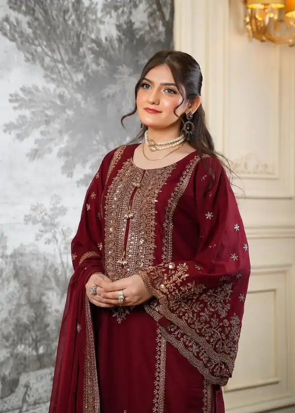 NSR 890 Maroon Fendy Silk Salwar Suitwith Embroidery Work & Lace Work. Now at just ₹2399. Delivery 4-6 Working Days. Shop now. | Jump Suits, Straight Suits, Casual Suits, Creative suits, Designer Suits, Palazzo Suits, Party Wear Suits, Patiala Suits, Salwar suit