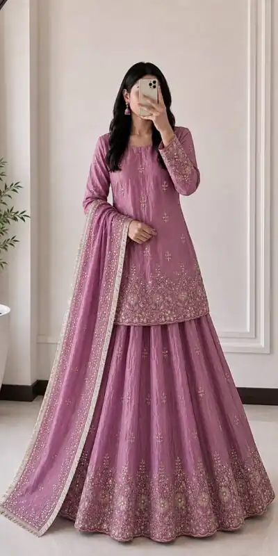 BT 5049 Pink in Color Fendy Silk Designer Work Salwar Suit . Introductory Price ₹2849. Delivery 4-6 Working Days. Shop now. | Jump Suits, Straight Suits, Casual Suits, Creative suits, Designer Suits, Palazzo Suits, Party Wear Suits, Patiala Suits, Salwar suit