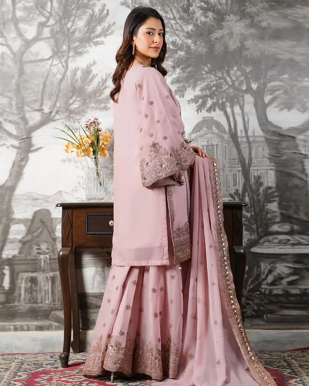 NSR 890 Pink Fendy Silk Salwar Suitwith Embroidery Work & Lace Work. Now at just ₹2399. Delivery 4-6 Working Days. Shop now. | Jump Suits, Straight Suits, Casual Suits, Creative suits, Designer Suits, Palazzo Suits, Party Wear Suits, Patiala Suits, Salwar suit