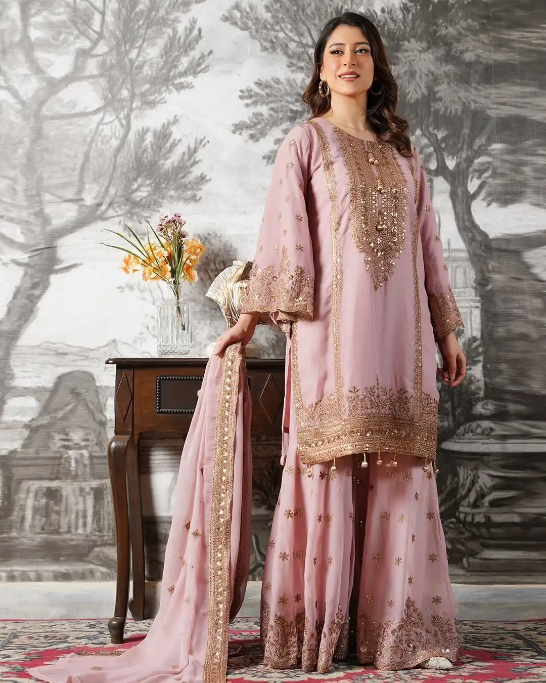 NSR 890 Pink Fendy Silk Salwar Suitwith Embroidery Work & Lace Work. Now at just ₹2399. Delivery 4-6 Working Days. Shop now. | Jump Suits, Straight Suits, Casual Suits, Creative suits, Designer Suits, Palazzo Suits, Party Wear Suits, Patiala Suits, Salwar suit