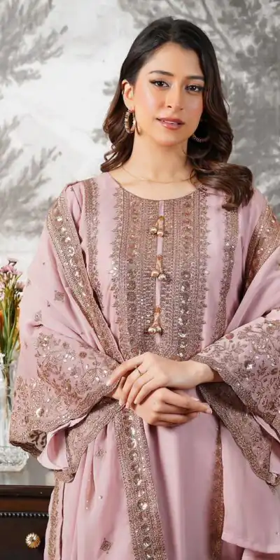 NSR 890 Pink Fendy Silk Salwar Suitwith Embroidery Work & Lace Work. Now at just ₹2399. Delivery 4-6 Working Days. Shop now. | Jump Suits, Straight Suits, Casual Suits, Creative suits, Designer Suits, Palazzo Suits, Party Wear Suits, Patiala Suits, Salwar suit