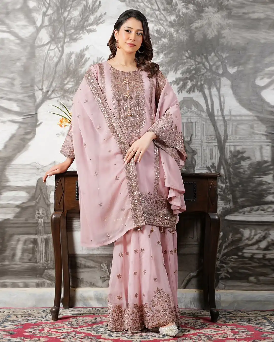 NSR 890 Pink Fendy Silk Salwar Suitwith Embroidery Work & Lace Work. Now at just ₹2399. Delivery 4-6 Working Days. Shop now. | Jump Suits, Straight Suits, Casual Suits, Creative suits, Designer Suits, Palazzo Suits, Party Wear Suits, Patiala Suits, Salwar suit