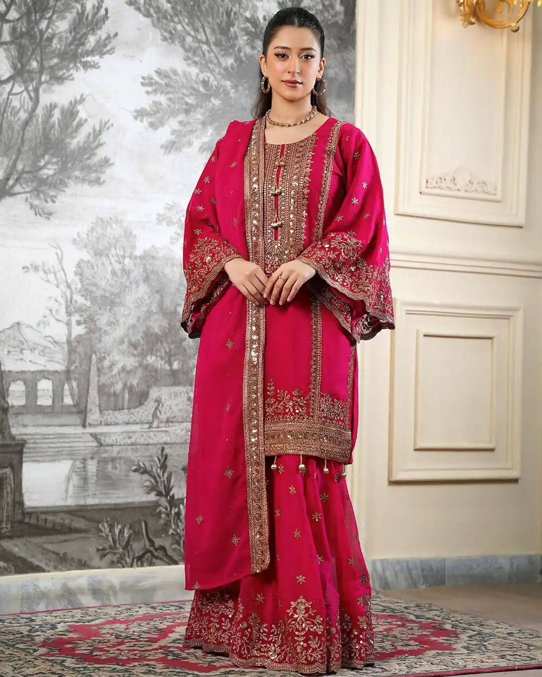 NSR 890 Red Fendy Silk Salwar Suitwith Embroidery Work & Lace Work. Now at just ₹2399. Delivery 4-6 Working Days. Shop now. | Jump Suits, Straight Suits, Casual Suits, Creative suits, Designer Suits, Palazzo Suits, Party Wear Suits, Patiala Suits, Salwar suit