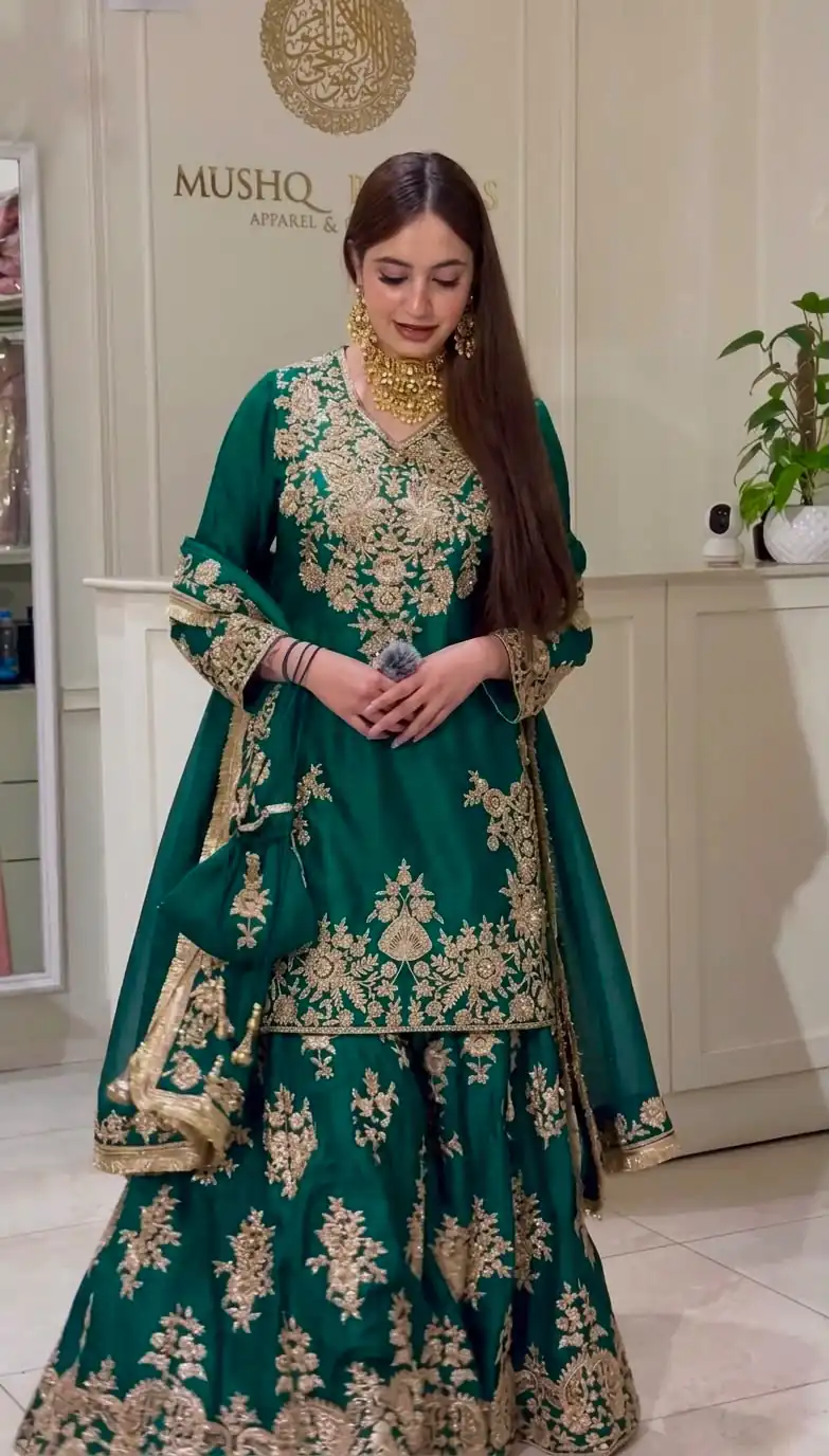 MT 1079 Teal Natural Silk Salwar Suit with Sequins Work & Embroidery Work. Special Price ₹2449. Delivery 4-6 Working Days. Shop now. | Jump Suits, Straight Suits, Casual Suits, Creative suits, Designer Suits, Palazzo Suits, Party Wear Suits, Patiala Suits, Salwar suit