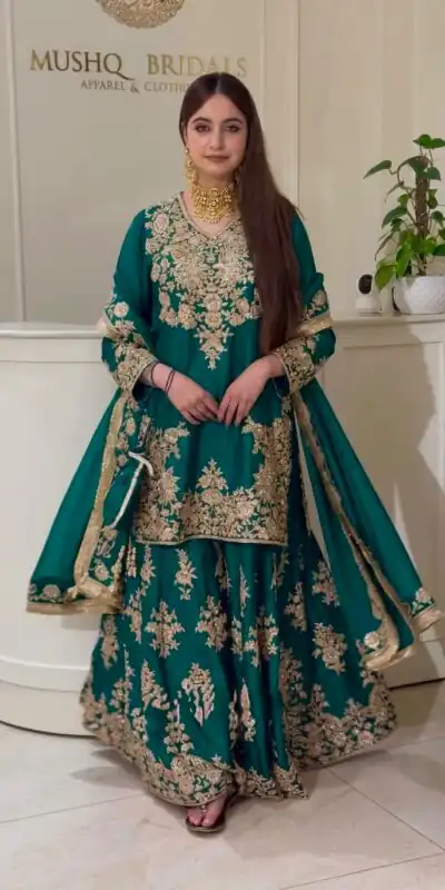 MT 1079 Teal Natural Silk Salwar Suit with Sequins Work & Embroidery Work. Special Price ₹2449. Delivery 4-6 Working Days. Shop now. | Jump Suits, Straight Suits, Casual Suits, Creative suits, Designer Suits, Palazzo Suits, Party Wear Suits, Patiala Suits, Salwar suit