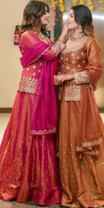 ZC 9008 Pink Simmer Silk Lehenga Choli with Embroidery Work & Sequins Work. Introductory Price ₹2199. Delivery 4-6 Working Days. Shop now. | Bollywood Lehenga, Creative Lehenga, Designer Lehenga, Embroidered Lehenga, Lehenga, Party Wear Lehenga
