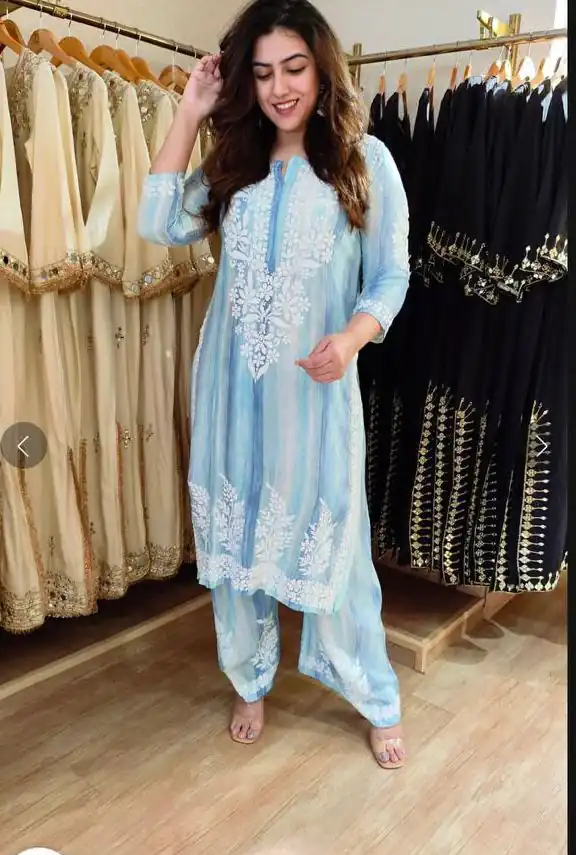 BE 460 Blue Rayon Salwar Suit with Embroidery Work & Thread Embroidery. Best Price ₹2099. Delivery 4-6 Working Days. Shop now. | Jump Suits, Straight Suits, Casual Suits, Creative suits, Designer Suits, Palazzo Suits, Party Wear Suits, Patiala Suits, Salwar suit