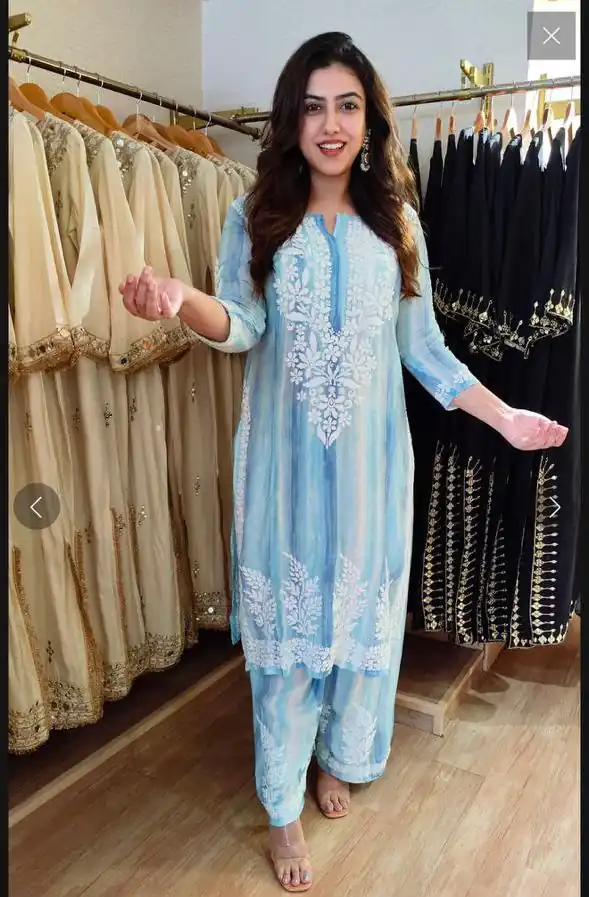 BE 460 Blue Rayon Salwar Suit with Embroidery Work & Thread Embroidery. Best Price ₹2099. Delivery 4-6 Working Days. Shop now. | Jump Suits, Straight Suits, Casual Suits, Creative suits, Designer Suits, Palazzo Suits, Party Wear Suits, Patiala Suits, Salwar suit