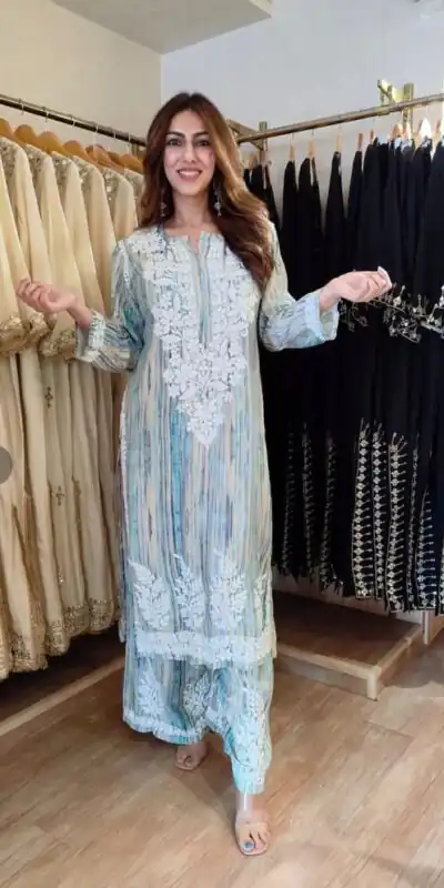 BE 460 Multi Rayon Salwar Suit with Embroidery Work & Thread Embroidery. Best Price ₹2099. Delivery 4-6 Working Days. Shop now. | Jump Suits, Straight Suits, Casual Suits, Creative suits, Designer Suits, Palazzo Suits, Party Wear Suits, Patiala Suits, Salwar suit