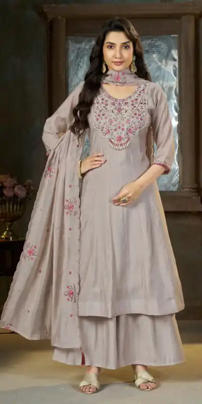 DIVA 175 Lavender Mal Chanderi Salwar Suit Perfect for Wedding, Party, Baisakhi, Housewarming, Sangeet – Introductory Price ₹2799. Delivery 4-6 Working D | Jump Suits, Straight Suits, Casual Suits, Creative suits, Designer Suits, Palazzo Suits, Party Wear Suits, Patiala Suits, Salwar suit
