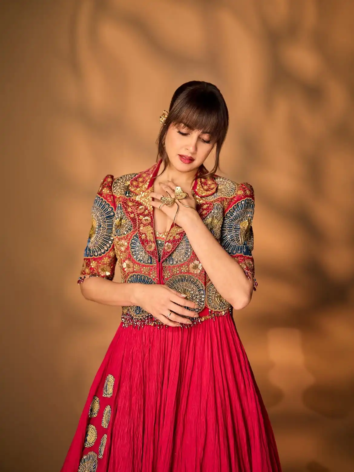 BB 100 Red Rangoli Crush Silk Lehenga Choli with Sequins Work & Embroidery Work. Affordable Price ₹2999. Delivery 4-6 Working Days. Shop now. | Bollywood Lehenga, Creative Lehenga, Designer Lehenga, Embroidered Lehenga, Lehenga, Party Wear Lehenga