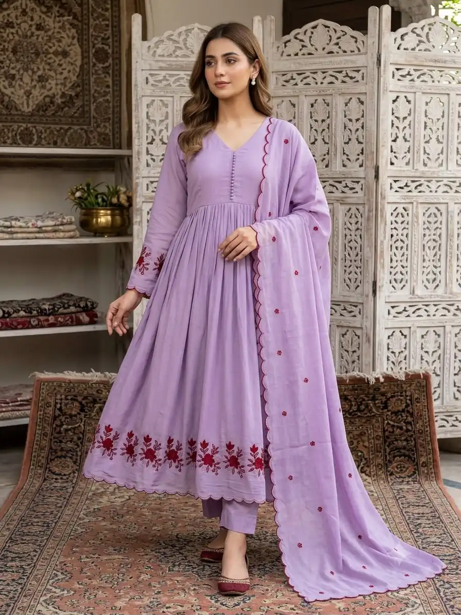 LG 2146 Lavender Mul Chanderi Salwar Suit with Embroidery Work & Sequins Work. Festive Deal ₹2699. Delivery 4-6 Working Days. Shop now | Jump Suits, Straight Suits, Casual Suits, Creative suits, Designer Suits, Palazzo Suits, Party Wear Suits, Patiala Suits, Salwar suit