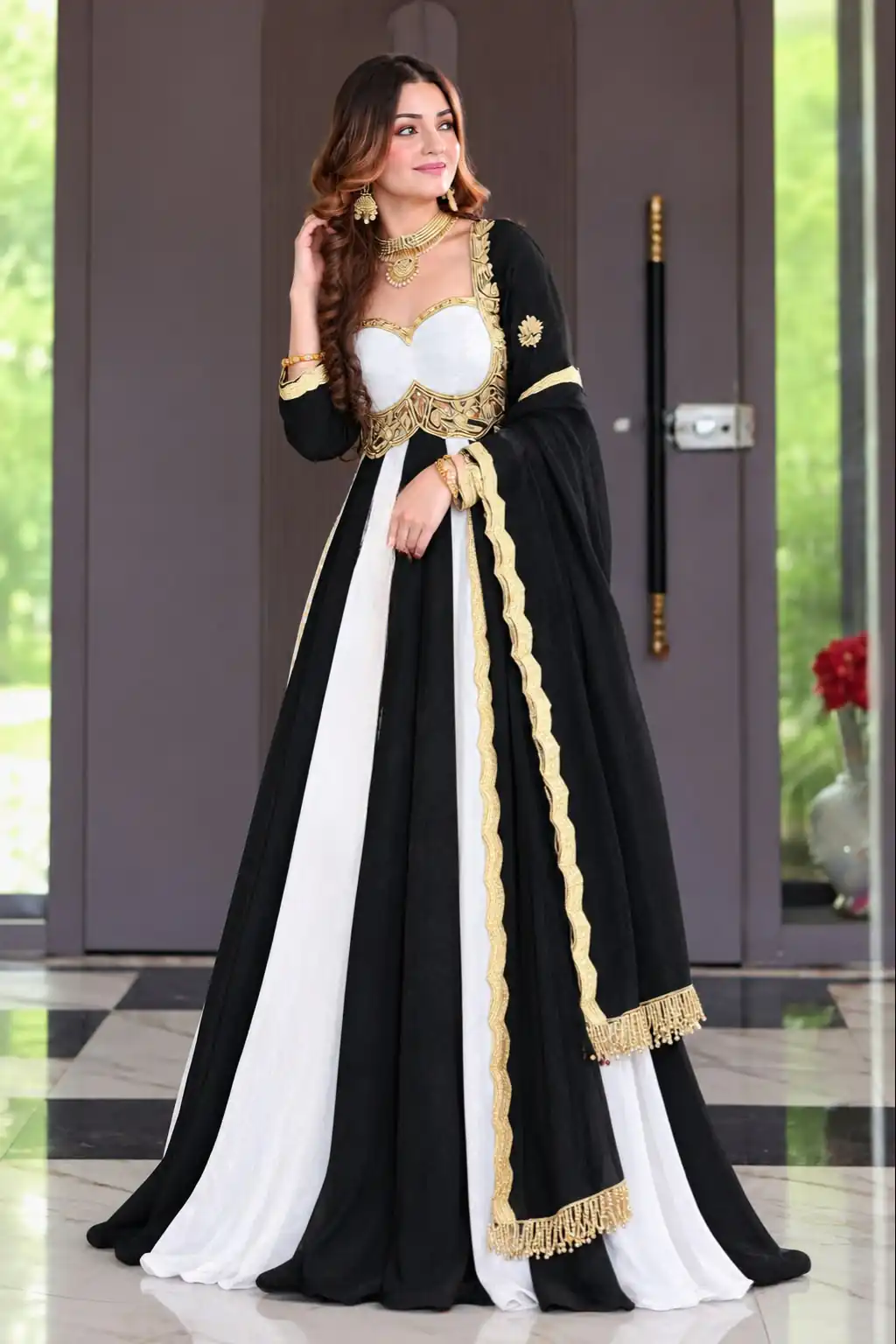 ND 5072 Black Fendy Silk Gown with Embroidery Work & Sequins Work. Special Price ₹2849. Delivery 4-6 Working Days. Shop now. | Bollywood Gowns, Creative Gowns, Designer Gowns, Embroidered Gowns, Gowns, Party Wear Gowns