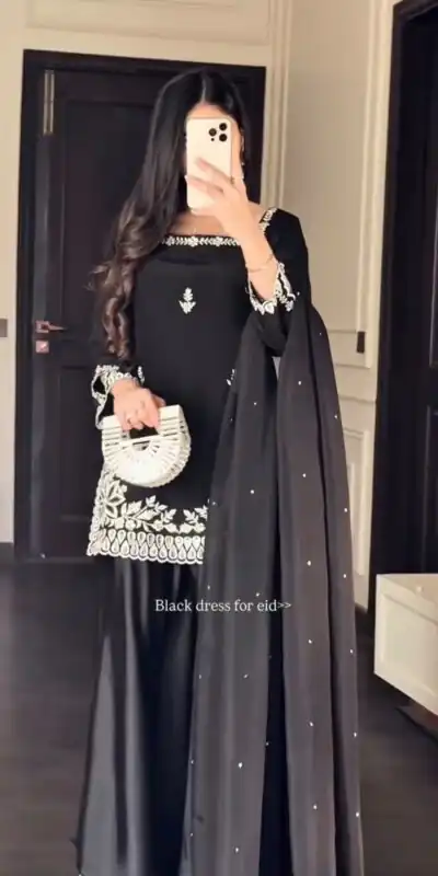 KD 1578 Black in Color Natural Crepe Embroidery Work Salwar Suit . Affordable Price ₹2199. Delivery 4-6 Working Days. Shop now. | Jump Suits, Straight Suits, Casual Suits, Creative suits, Designer Suits, Palazzo Suits, Party Wear Suits, Patiala Suits, Salwar suit
