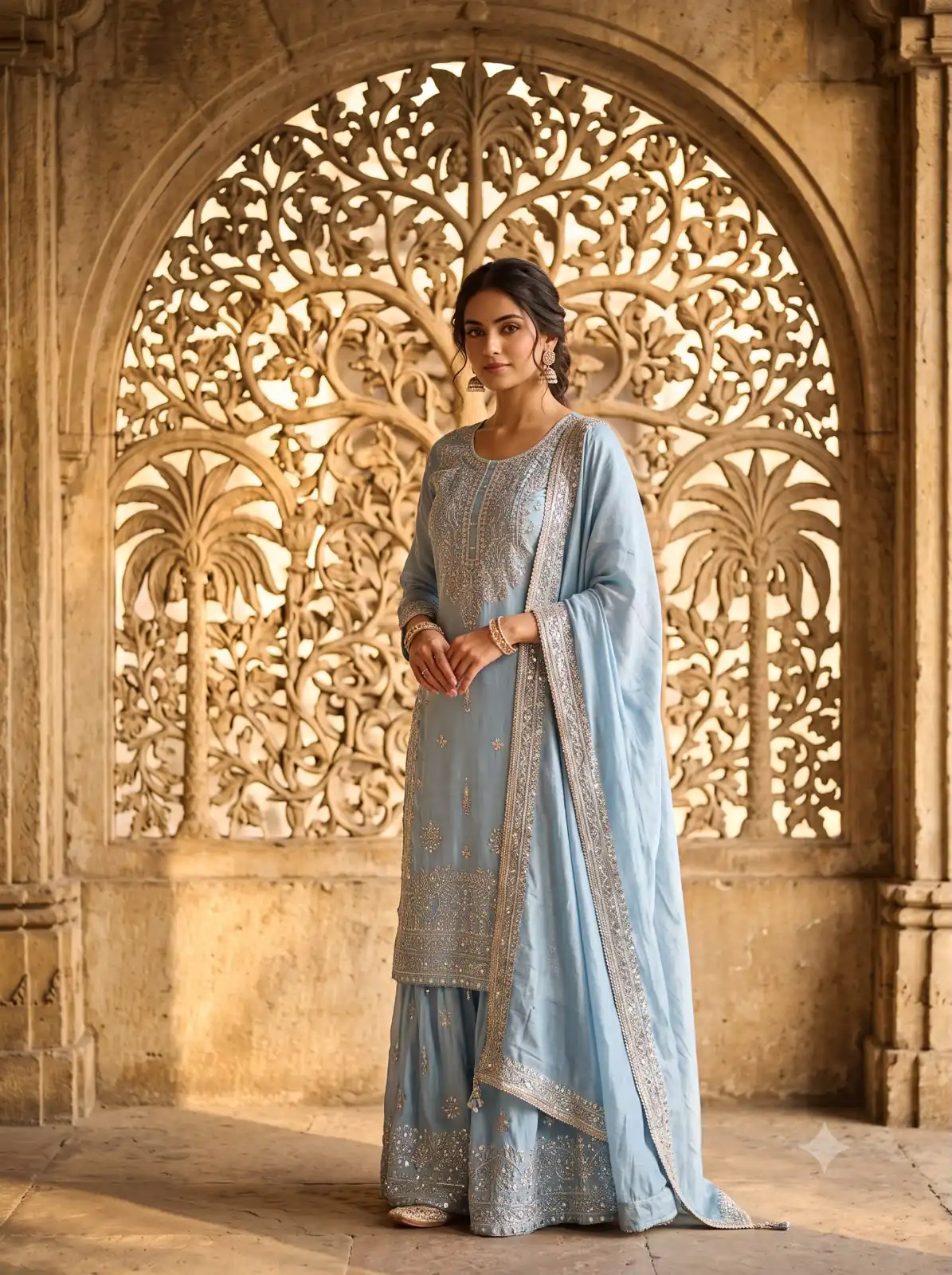 WW 1243 Blue NC Zimmy Silk Salwar Suit Perfect for Wedding, Party, Baby Shower, Festival Celebrations, Pongal – . Grab it for ₹2449. Delivery 4-6 Worki | Jump Suits, Straight Suits, Casual Suits, Creative suits, Designer Suits, Palazzo Suits, Party Wear Suits, Patiala Suits, Salwar suit