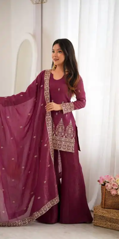 KB 316 Maroon Crunchy Silk Salwar Suit with Embroidery Work. Wedding, Party, Festive, Events Best Price ₹2299. Delivery 4-6 Working Days. Shop now. | Jump Suits, Straight Suits, Casual Suits, Creative suits, Designer Suits, Palazzo Suits, Party Wear Suits, Patiala Suits, Salwar suit