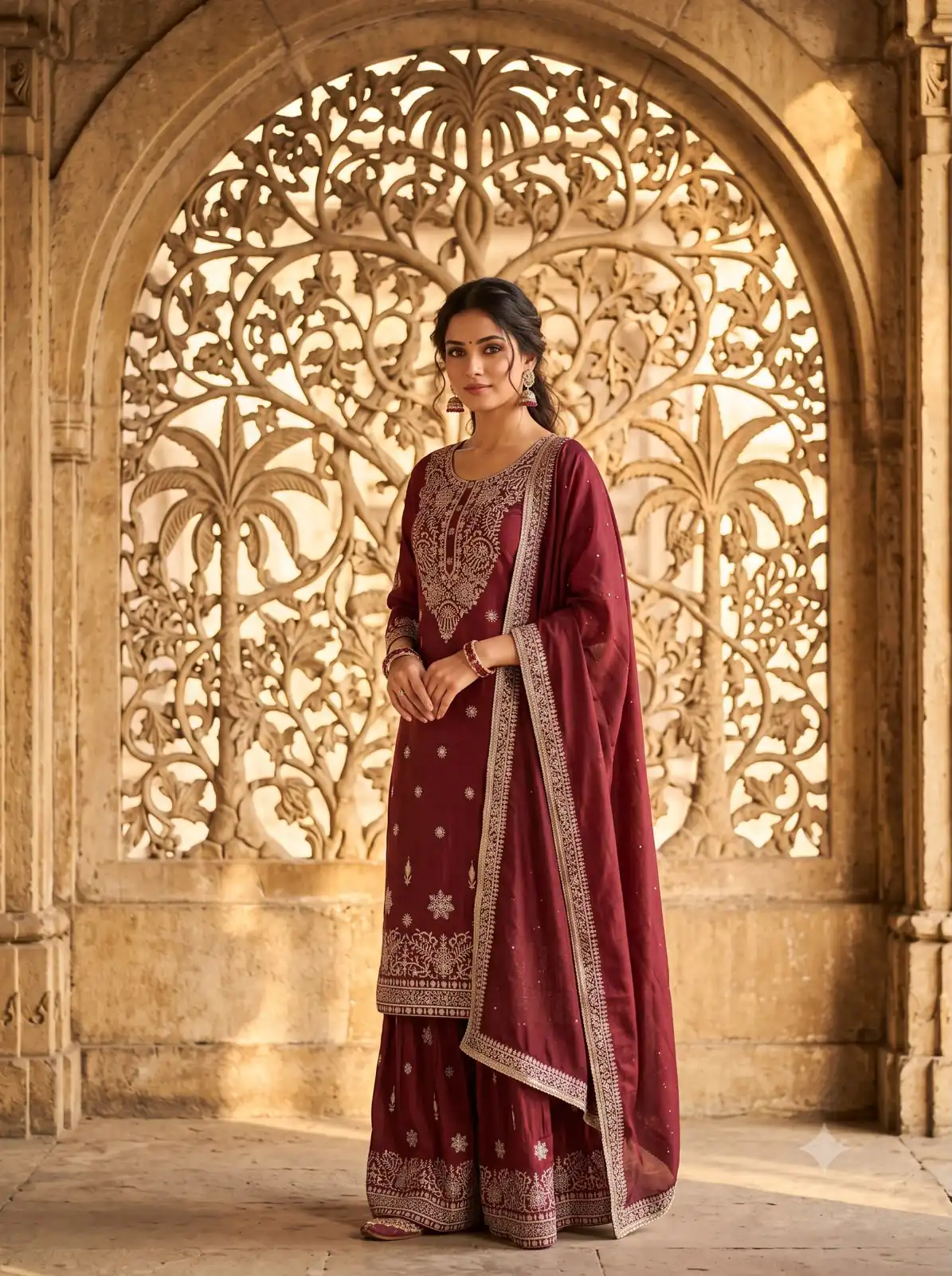 WW 1243 Maroon NC Zimmy Silk Salwar Suit Perfect for Wedding, Party, Baby Shower, Festival Celebrations, Pongal – . Grab it for ₹2449. Delivery 4-6 Worki | Jump Suits, Straight Suits, Casual Suits, Creative suits, Designer Suits, Palazzo Suits, Party Wear Suits, Patiala Suits, Salwar suit