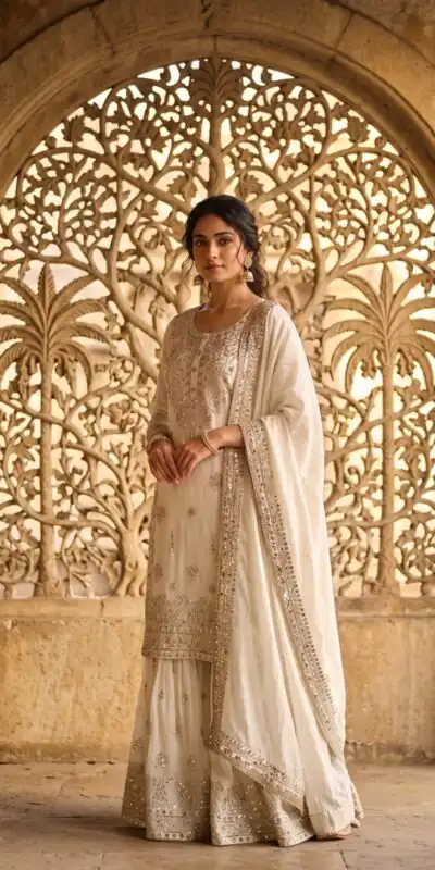 WW 1243 White NC Zimmy Silk Salwar Suit Perfect for Wedding, Party, Baby Shower, Festival Celebrations, Pongal – . Grab it for ₹2449. Delivery 4-6 Worki | Jump Suits, Straight Suits, Casual Suits, Creative suits, Designer Suits, Palazzo Suits, Party Wear Suits, Patiala Suits, Salwar suit