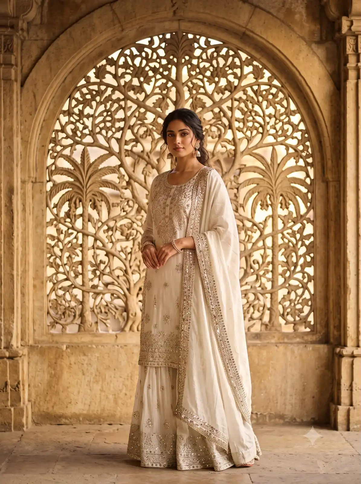 WW 1243 White NC Zimmy Silk Salwar Suit Perfect for Wedding, Party, Baby Shower, Festival Celebrations, Pongal – . Grab it for ₹2449. Delivery 4-6 Worki | Jump Suits, Straight Suits, Casual Suits, Creative suits, Designer Suits, Palazzo Suits, Party Wear Suits, Patiala Suits, Salwar suit