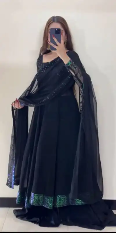 RTC 6012 Navy Blue Faux Georgette Salwar Suit with Mirror Work & Embroidery Work. Get it for ₹2349. Delivery 4-6 Working Days. Shop now. | Jump Suits, Straight Suits, Casual Suits, Creative suits, Designer Suits, Palazzo Suits, Party Wear Suits, Patiala Suits, Salwar suit