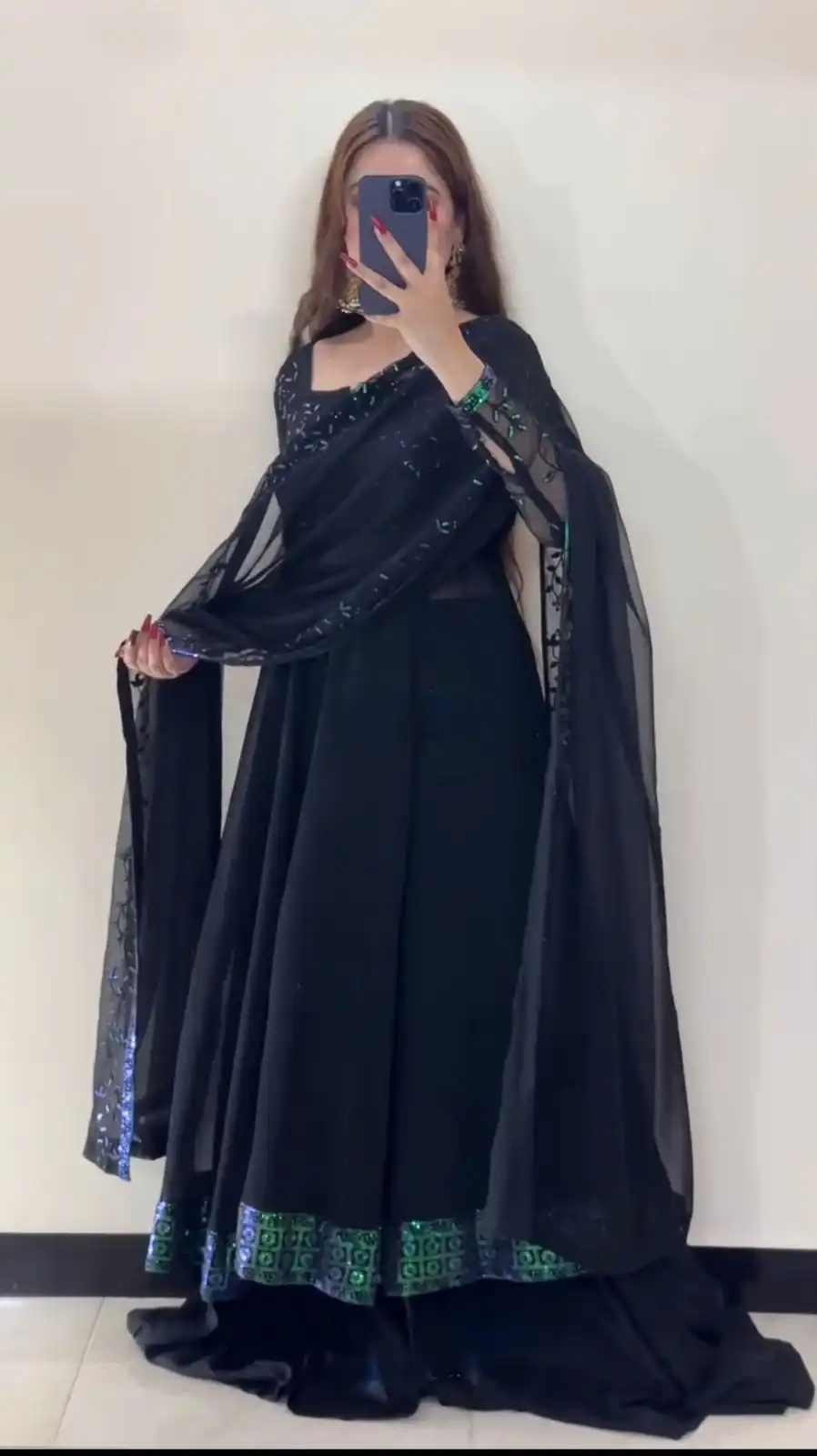 RTC 6012 Navy Blue Faux Georgette Salwar Suit with Mirror Work & Embroidery Work. Get it for ₹2349. Delivery 4-6 Working Days. Shop now. | Jump Suits, Straight Suits, Casual Suits, Creative suits, Designer Suits, Palazzo Suits, Party Wear Suits, Patiala Suits, Salwar suit