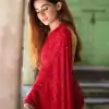 Divinely Red Color Brand New Sequence Embellished Party Wear Saree