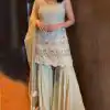 Trendy Yankita Kapoor Light Green Color Party Wear Sharara Set